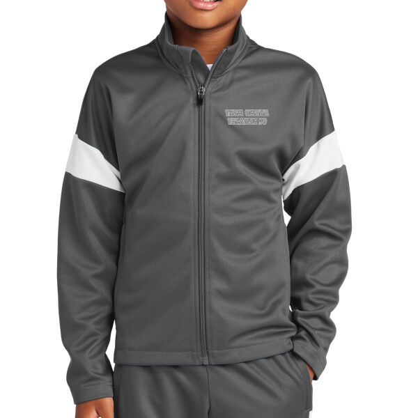 Sport Tek Youth Travel Full Zip Jacket Thumbnail
